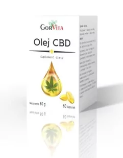 Olej CBD 60 kaps GorVita - Witaminy i minerały - miniaturka - grafika 1