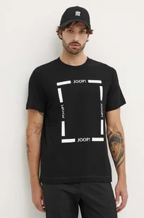 Joop! t-shirt bawełniany męski kolor czarny z nadrukiem 30042368 - Koszulki męskie - miniaturka - grafika 1