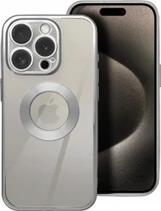 OEM Futerał GLAM do IPHONE 16 Pro Max srebrny - Etui i futerały do telefonów - miniaturka - grafika 1