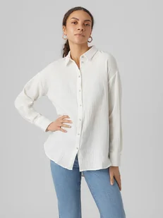 Vero Moda Koszula "Natali" w kolorze białym - Bluzki damskie - miniaturka - grafika 1