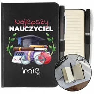 Notesy i bloczki - NOTES + DŁUGOPIS A6 DLA NAJLEPSZEGO NAUCZYCIELA - miniaturka - grafika 1