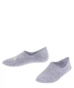 FALKE Uniseks - dzieci Stopki Cool Kick Invisible K IN Oddychający I Szybkoschnący niewidoczne jednokolorowe 1 Para, Szary (Light Grey 3400), 35-38 (9-12 lata) - Skarpetki damskie - miniaturka - grafika 1