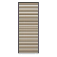 Kratki i pergole - Panel żaluzjowy poziomy regulowany do pergoli ELEGANCE/DELUXE/FUSION 1 m Woodgrain - Gutroof - miniaturka - grafika 1