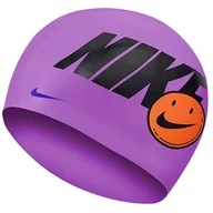 Pływanie - Czepek silikonowy Nike HAVE A NIKE DAY NESSC164 510 - miniaturka - grafika 1