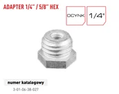 Sprzęt geodezyjny - PRO Adapter 1/4-5/8 HEX 17mm 3-01-06-38-027 19797 - miniaturka - grafika 1