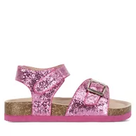 Buty dla dziewczynek - Sandały Nelli Blu CF-040124-01 Różowy - miniaturka - grafika 1