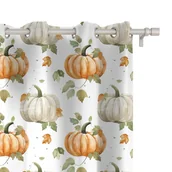 Zasłony - Zasłona AUTUMN wzór AT38 | dynie 150 x 160 cm tkanina standard - miniaturka - grafika 1