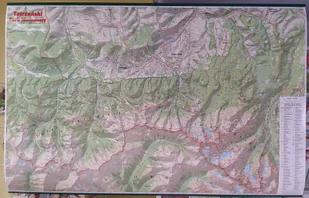 Tatrzański Park Narodowy. Mapa ścienna - Atlasy i mapy - miniaturka - grafika 1