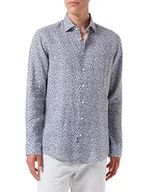 Koszule męskie - Seidensticker Męska koszula biznesowa, granatowy, 42 PL - miniaturka - grafika 1