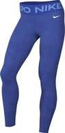 Spodnie rowerowe - Nike Spodnie damskie W Np Df Mr 7/8 Tight AOP, Hyper Royal/University Blue/White, FN4154-405, L - miniaturka - grafika 1