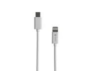 Kable USB - Natec Prati Lightning - USB-C 1.0m biały MFI - miniaturka - grafika 1