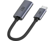 Złącza, przejściówki, adaptery - Adapter USB-C - DisplayPort ISY IDP-2500 na Szary - miniaturka - grafika 1