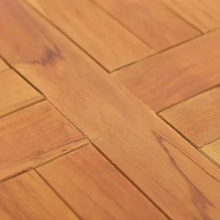Blat stołu, lite drewno tekowe, okrągły, 2,5 cm, 40 cm Lumarko! - Meble modułowe i akcesoria - miniaturka - grafika 6