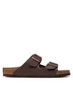 Klapki i japonki męskie - Birkenstock Klapki Arizona Birko-Flor 0051701 Brązowy - miniaturka - grafika 1