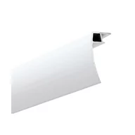 Karnisze - Osłona szyny sufitowej aluminiowej 200 cm biała 50 mm Kowalski - miniaturka - grafika 1