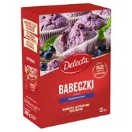Ciasta i półprodukty do ciast - Delecta Babeczki smak borówkowy 280 g - miniaturka - grafika 1