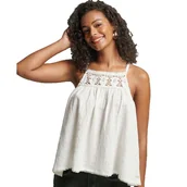 Koszulki i topy damskie - Superdry Vintage Halter Cami - miniaturka - grafika 1