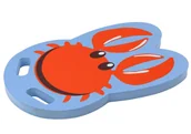 Pływanie - DESKA DO NAUKI PŁYWANIA DLA DZIECI PIANKOWA NIEBIESKA KRAB - miniaturka - grafika 1