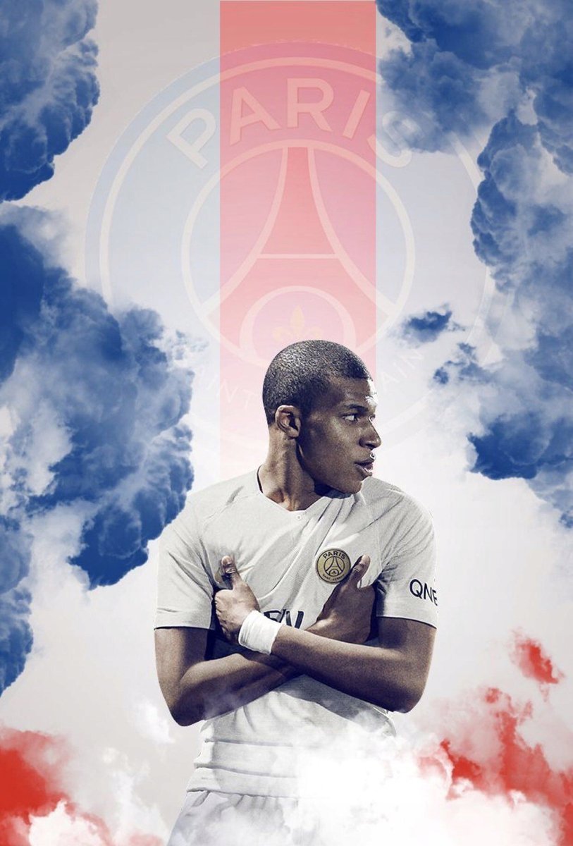 PODKŁADKA POD MYSZ Z Nadrukiem 22x18 cm Kylian Mbappe PSG Tekst Prezent