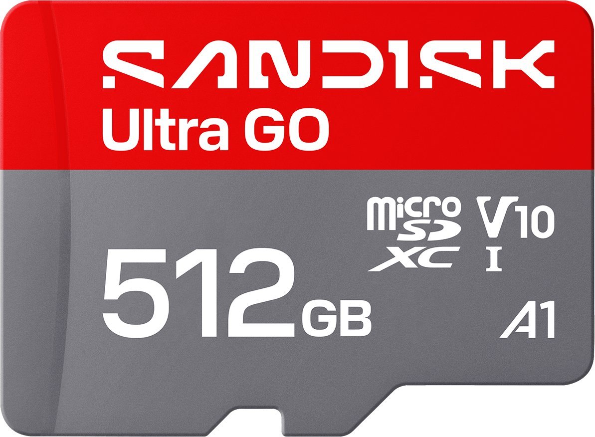 Karta SanDisk Ultra GO MicroSDXC 512 GB Class 10 UHS-I/U1 A1 V10 SDSQUGN-512G-GN6MN 002269810000