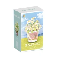 Klocki - ZESTAW KLOCKI KWIATY W DONICZCE 3D STOKROTKI DWUSTRIONNA DONICZKA ŁAWKA - miniaturka - grafika 1