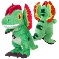 Maskotki i pluszaki - JURASSIC WORLD MASKOTKA DILOFOZAUR 28 CM DINOZAUR - miniaturka - grafika 1