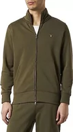 Kurtki męskie - GANT Oryginalna męska kurtka z dzianiny Full Zip, Racing Green, standardowa, Racing Green, 3XL - miniaturka - grafika 1