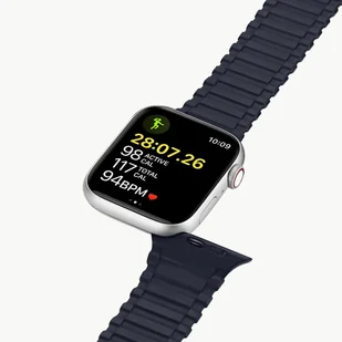 Dux Ducis Strap (Armor Version) pasek Apple Watch Ultra, SE, 8, 7, 6, 5, 4, 3, 2, 1 (49, 45, 44, 42  mm) silikonowa magnetyczna opaska bransoleta niebieski - Akcesoria do smartwatchy - miniaturka - grafika 8