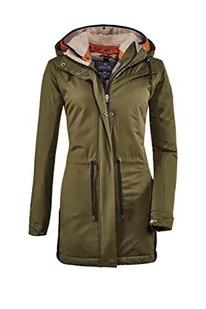 G.I.G.A. DX Damska kurtka Limitlos Wmn Prk A Casual funkcjonalna parka z odpinanym kapturem zielony oliwkowy 40 - Kurtki damskie - miniaturka - grafika 1