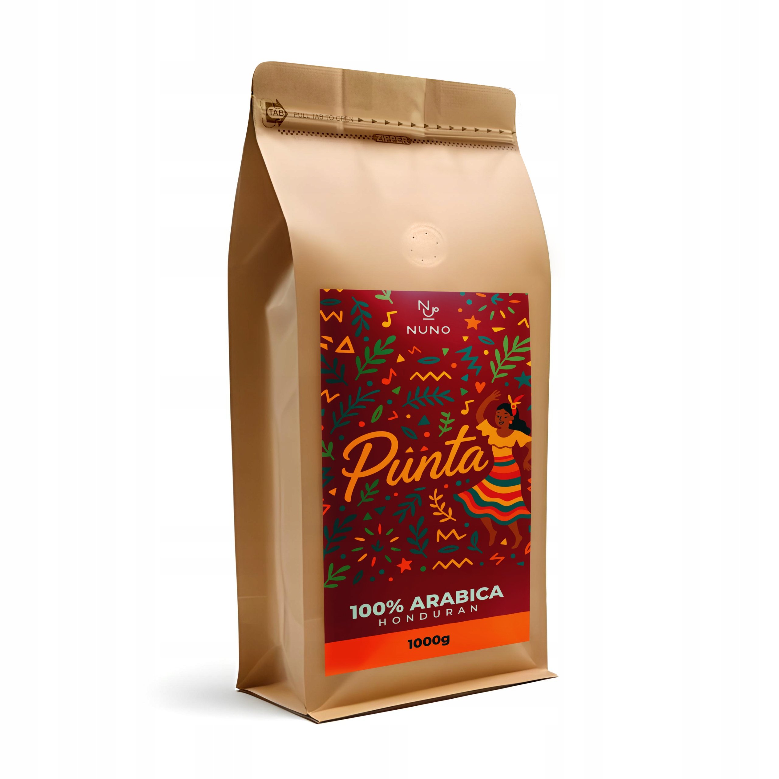 Kawa ziarnista Arabica Nuno Punta Honduran 1000 g