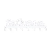 Wieszaki i stojaki - Furnigo Wieszak ścienny Bathroom biały F-Bathb - miniaturka - grafika 1