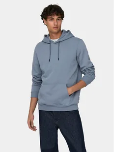 Only & Sons Bluza Cares 22018685 Niebieski Regular Fit - Bluzy męskie - miniaturka - grafika 1