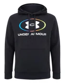 Bluzy męskie - Bluza męska z kapturem Under Armour Rival Fleece 1361557-001 - miniaturka - grafika 1