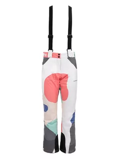 Spodnie narciarskie - Alpine Pro Spodnie narciarskie "Jacoba" w kolorze białym - grafika 1