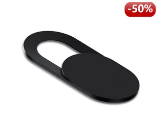 4World Zaślepka zasłona kamery internetowej 3-PACK czarna - Części i akcesoria do laptopów - miniaturka - grafika 1