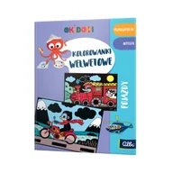 Zabawki kreatywne - Pojazdy. Kolorowanki Welwetowe – Okidoki - miniaturka - grafika 1
