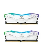 Pamięci RAM - Team Group DDR5 - 32GB - 5200 - CL - 40 - Dual Kit, Memory (White, FF4D532G5200HC40CDC0, Delta RGB) - miniaturka - grafika 1