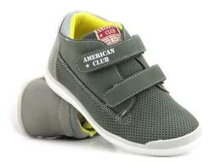 Buty dla chłopców - Trzewiki, półbuty dziecięce - American Club GC 11/21, zielone - AMERICAN CLUB - grafika 1