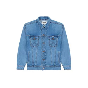 Wrangler Anti-Fit męska kurtka dżinsowa, BLUE OCZY NIEBIESK, M - Kurtki męskie - miniaturka - grafika 1