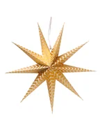 Ozdoby bożonarodzeniowe - Boltze Zawieszka dekoracyjna "Nastar" w kolorze złotym - Ø 30,5 cm - miniaturka - grafika 1