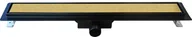 Odpływy liniowe - Odpływ liniowy DRAIN Designe 60 cm Gold/Black - miniaturka - grafika 1