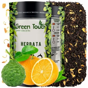 ﻿Herbata czarna liściasta Earl Grey MADAM GREY z pomarańczą bergamotka 50 g - Herbata - miniaturka - grafika 1