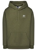 Bluzy męskie - Under Armour Bluza Ua Essential 1373880 Zielony Loose Fit - miniaturka - grafika 1