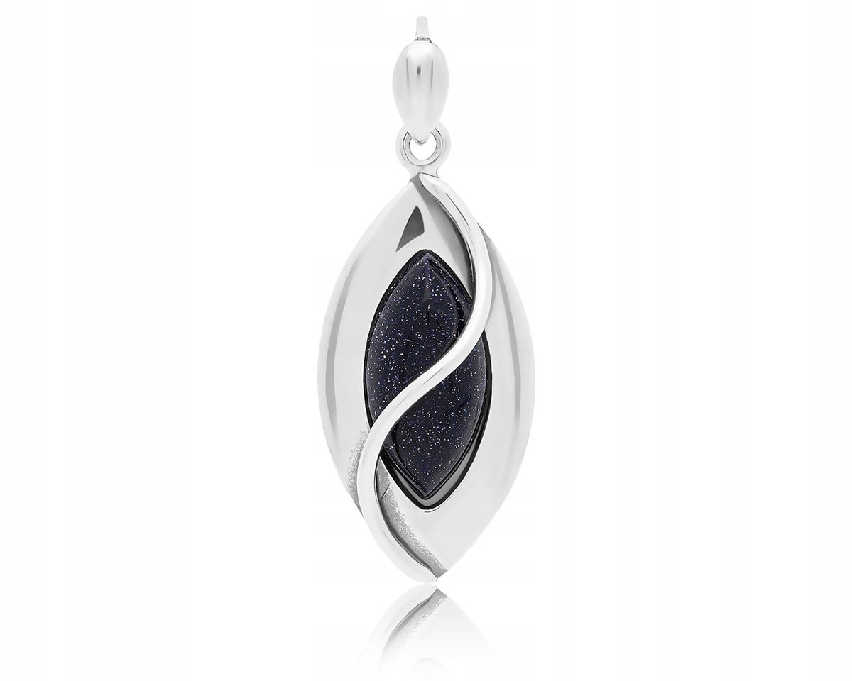 Zawieszka Srebrna Damska Noc Kairu Wisiorek pr. 925 Smukły Oryginalny