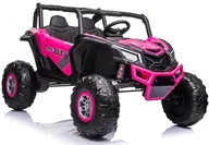 Pojazdy elektryczne dla dzieci - LEAN CARS Auto na Akumulator Buggy UTV-MX Różowy 7767 - miniaturka - grafika 1
