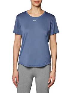 Nike Bluza damska W Nk One Df Ss Std Top, Blue/White, M - Bluzy damskie - miniaturka - grafika 1