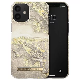 Ideal of Sweden Fashion Etui Obudowa do iPhone 12 Pro / iPhone 12 Sparkle Greige Marble IDFCSS19-I2061-121 - Etui i futerały do telefonów - miniaturka - grafika 1