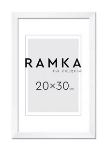 Ramka na zdjęcia 20x30 cm Biała - Ramki na zdjęcia - miniaturka - grafika 1