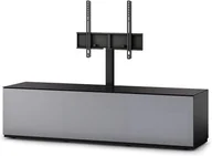 Szafki RTV - Sonorous STUDIO161 Szafka audio video z uchwytem na telewizor ST161-T-BLK-GRY-BS - miniaturka - grafika 1