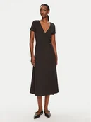 Sukienki - Tommy Hilfiger Sukienka codzienna Utility WW0WW42578 Czarny Regular Fit - miniaturka - grafika 1